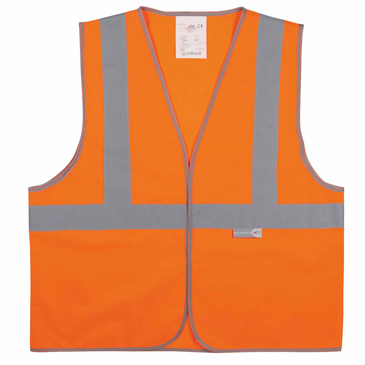 Gilet haute visibilité orange Classic Cl.2 T2S T.L