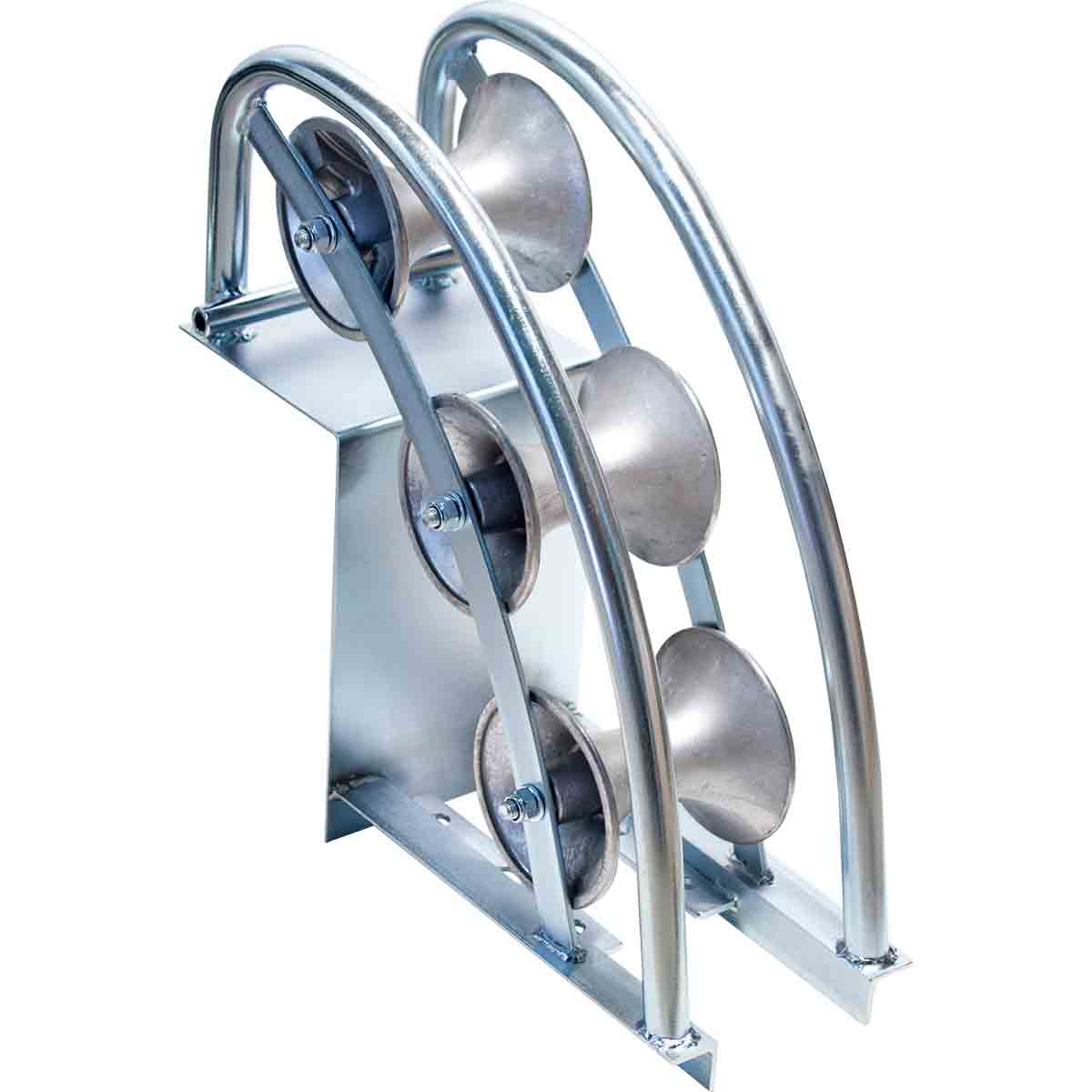 Galet à 3 poulies Ø120mm