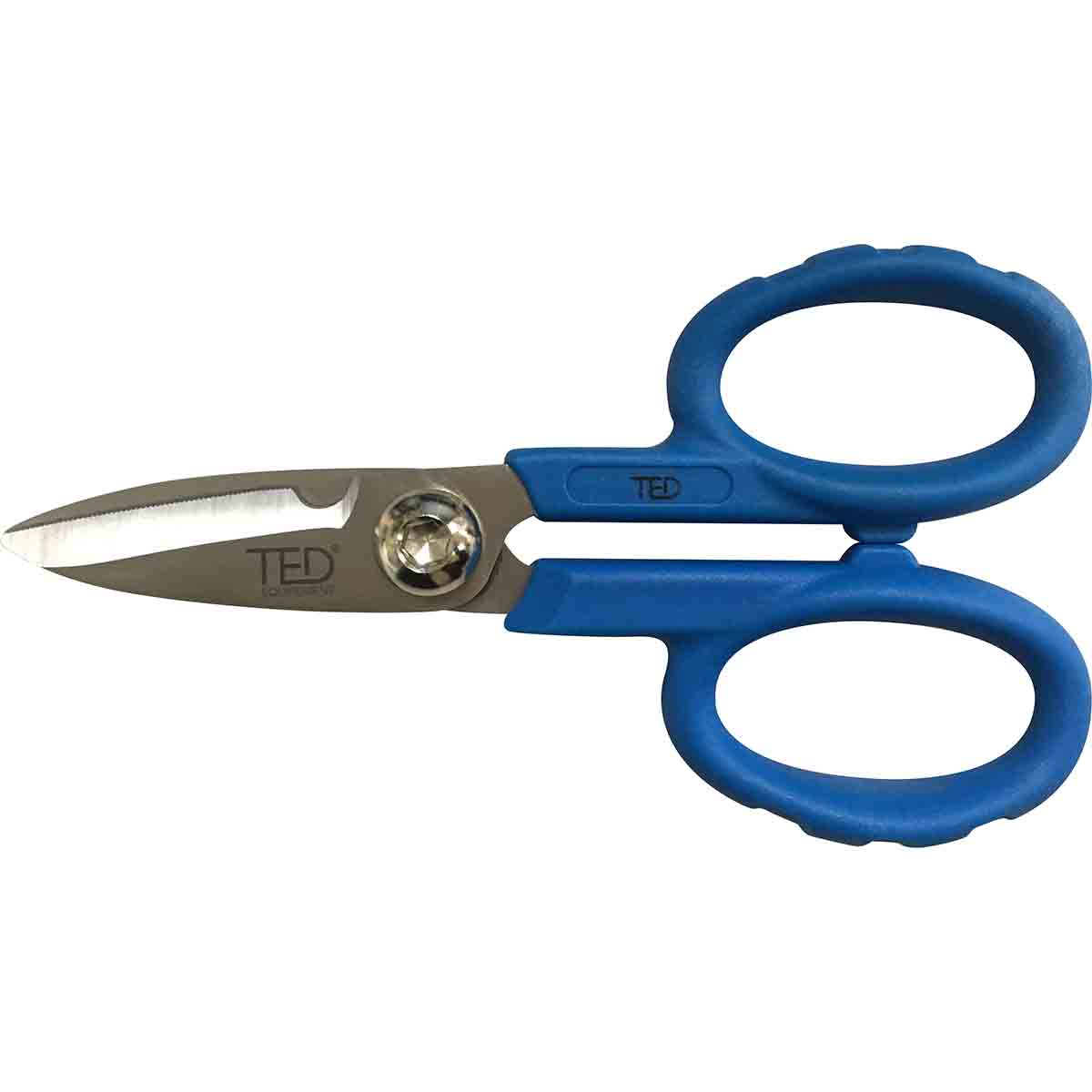 Ciseaux électricien à encoche manche composite