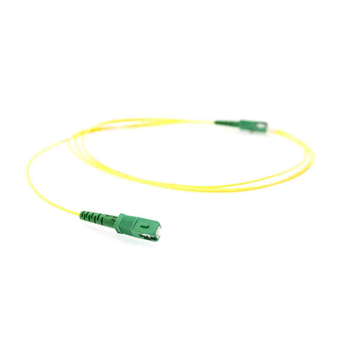 Cordon optique SX SC/APC-SC/APC G.657A2 Ø2,0mm Jaune Lg 5m