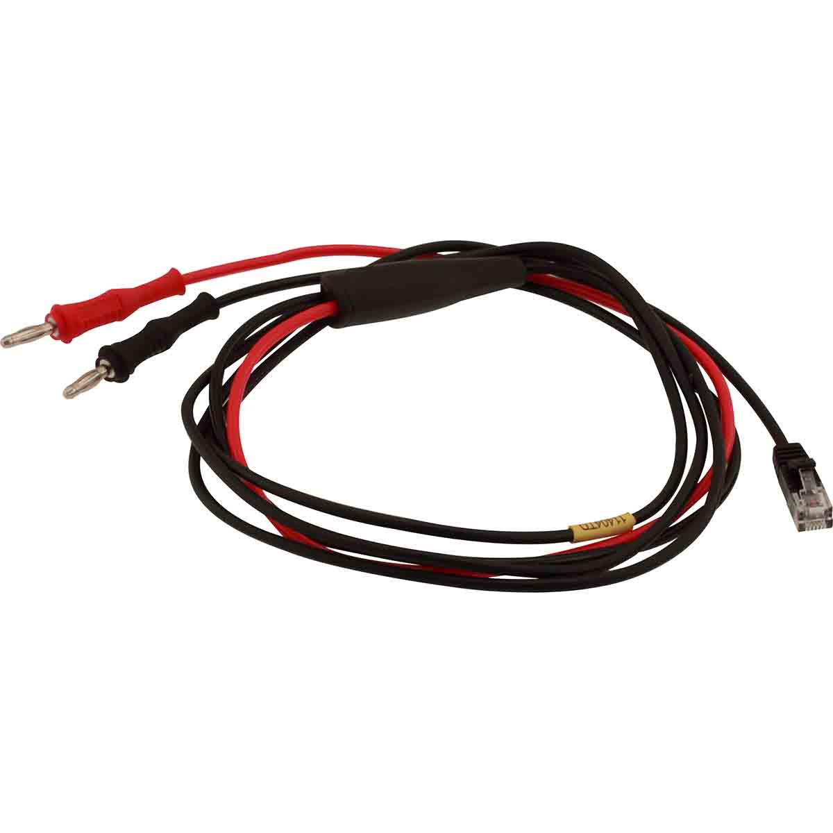 Cordon xDSL RJ11/ 2 fiches bananes TED - lg 2m