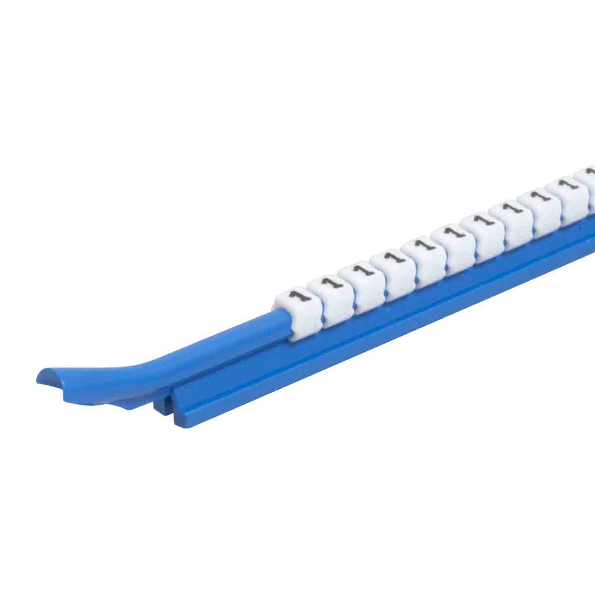 Cavalier Pliosnap PS09 blanc - chiffre 4 /Qté 300