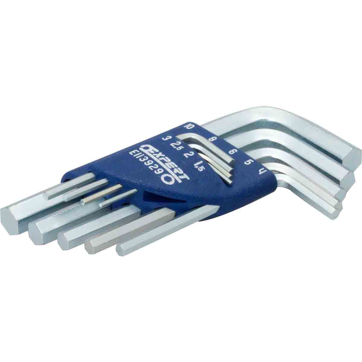 Jeu de 9 clés mâles 6 pans Ø1,5-10mm