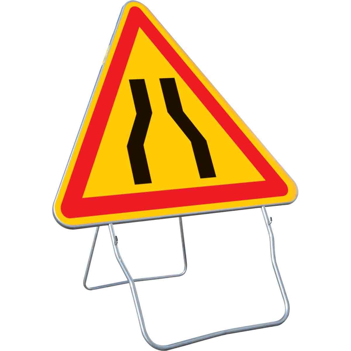 Panneau temp AK3 700 Cl.1 ''Chaussée rétrécie'' + PL