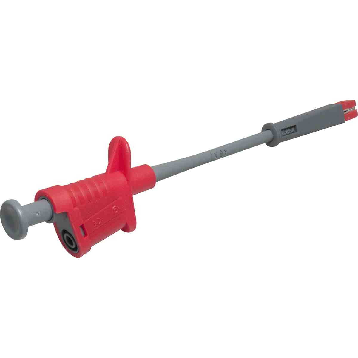 Grippe-fil crocodile souple rouge