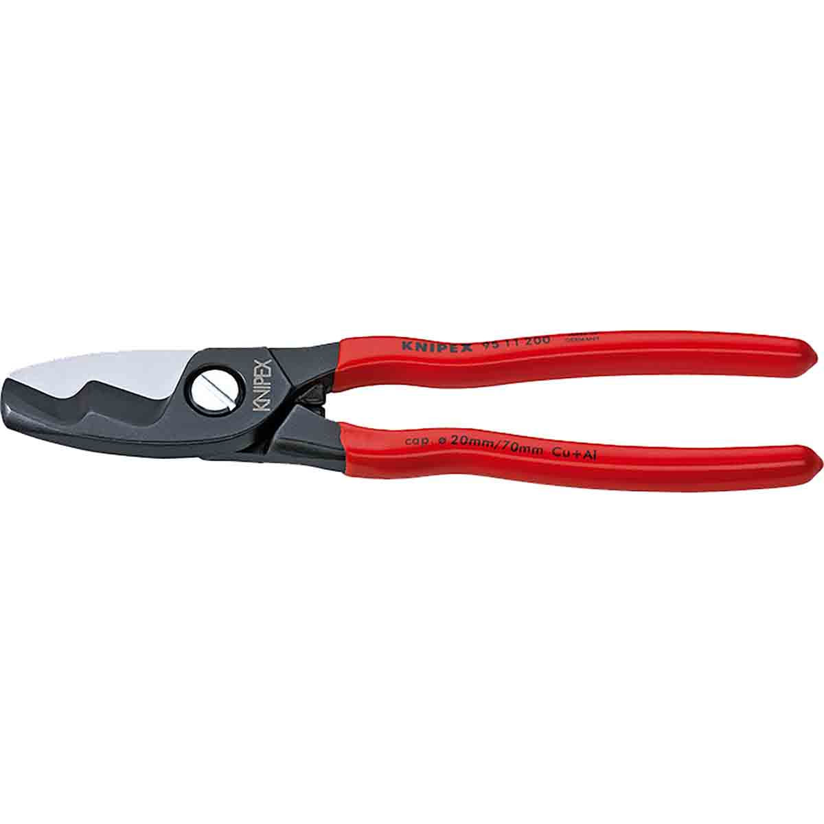 Coupe câble Cu/Alu Ø20mm KNIPEX Lg 200mm