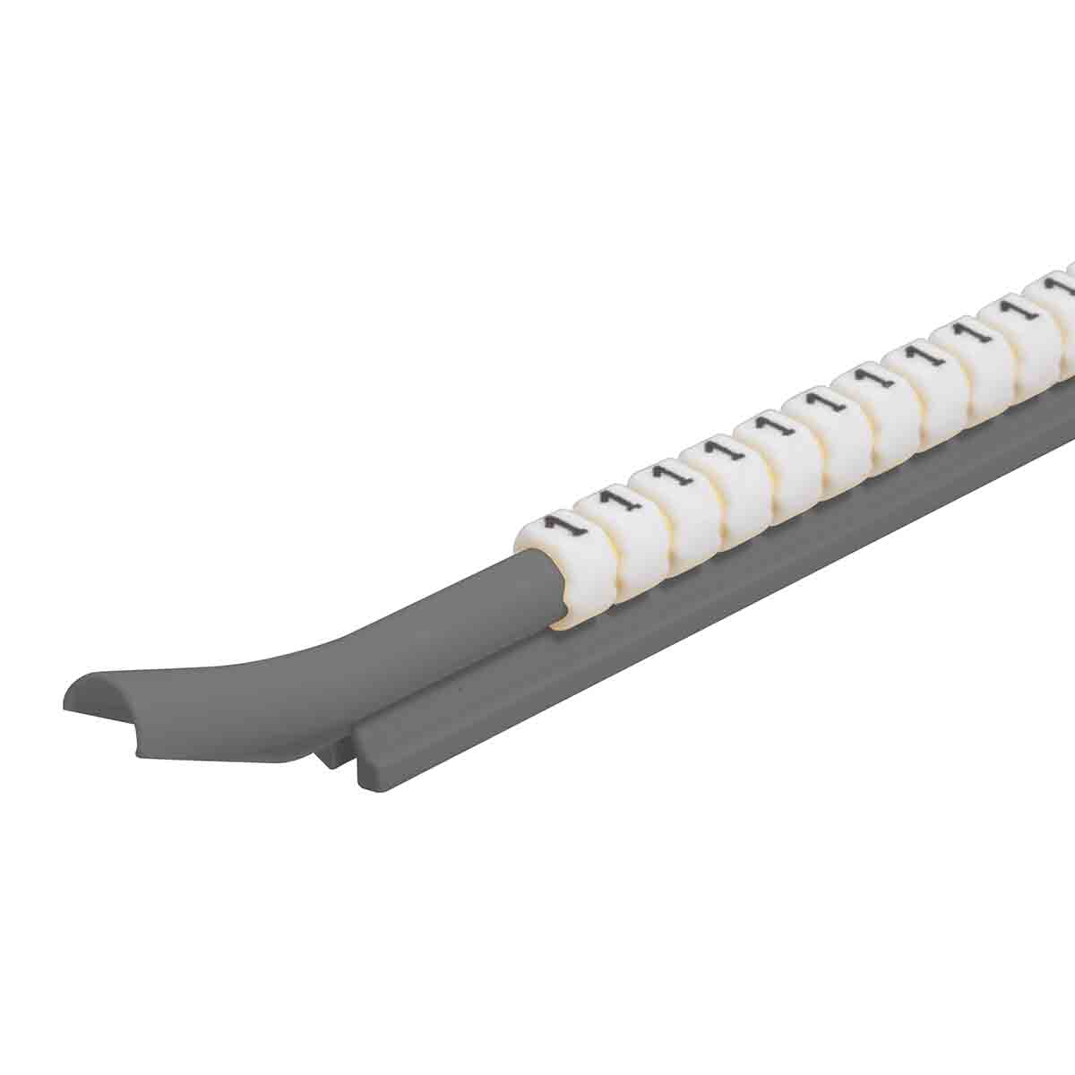 Cavalier Pliosnap PS02 blanc - chiffre 6 /Qté 300