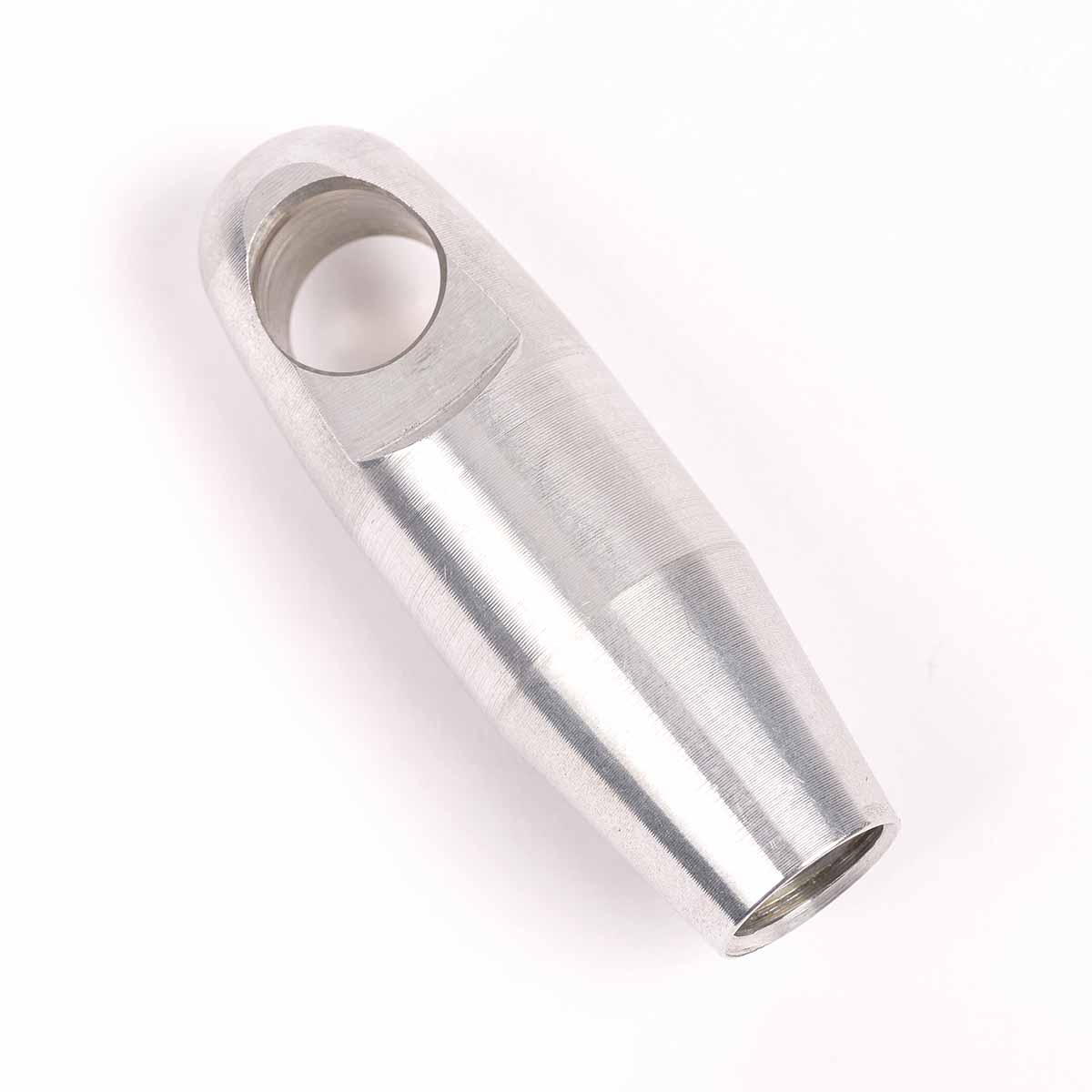 Olive percée Ø18mm M12 pour fibre de verre Ø7/9/11mm