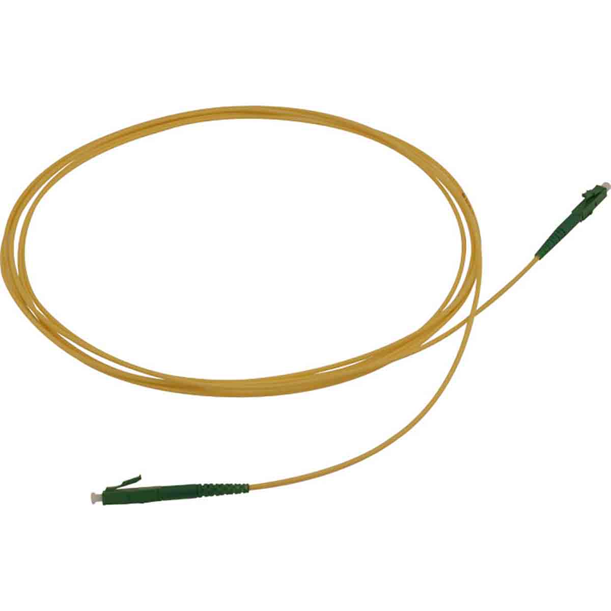 Cordon optique SX LC/APC-LC/APC G.657A2 Ø2,0mm Jaune Lg 3,0m
