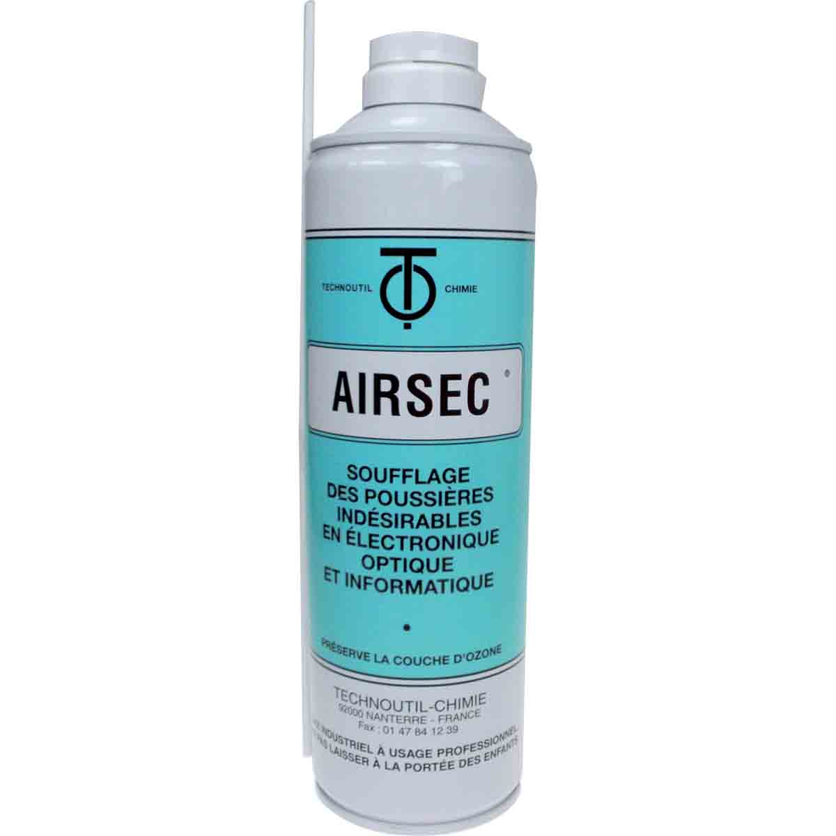 Bombe de gaz Airsec dépoussiérant /650ml