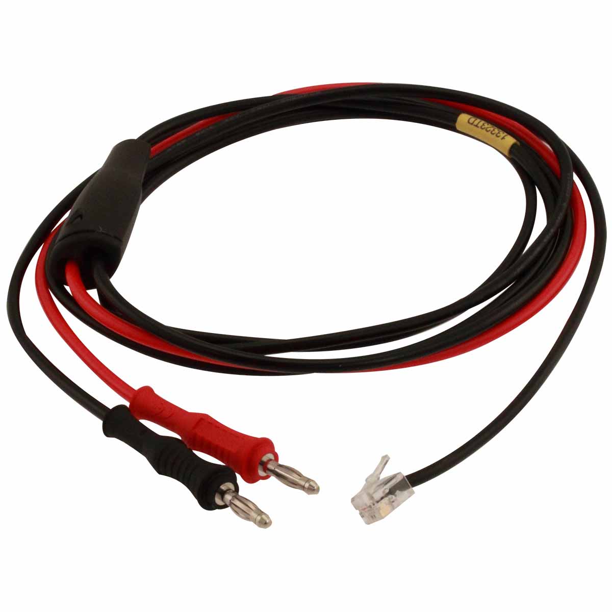 Cordon interface U Sonata RJ9 / 2 fiches bananes TED - lg 2m