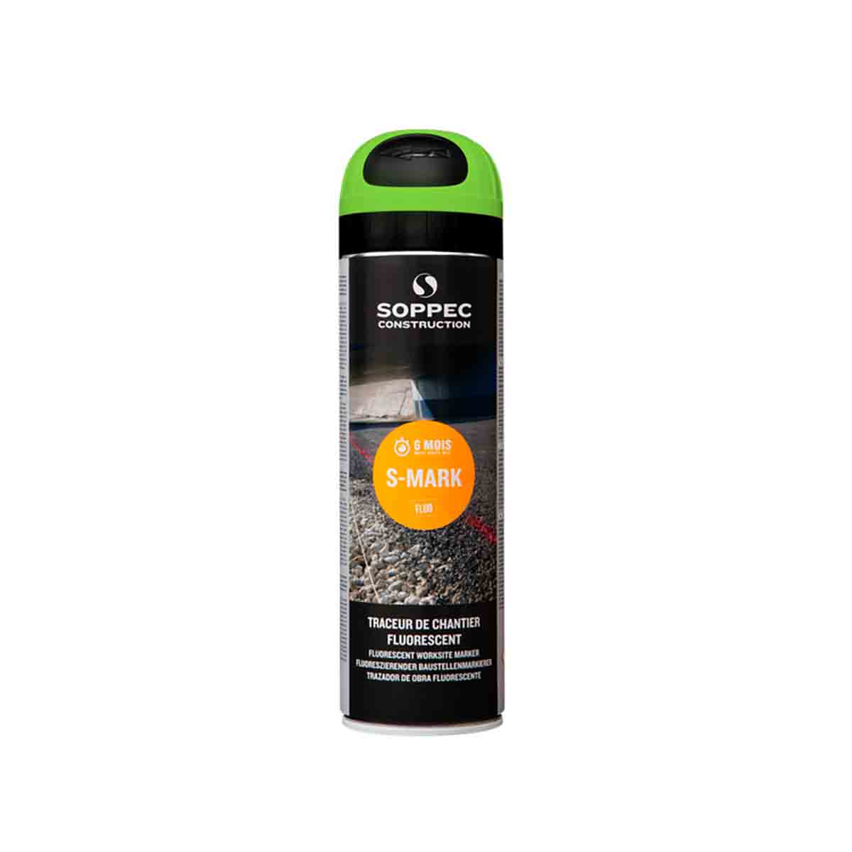 Bombe de traçage fluorescente verte (6 mois) /500ml