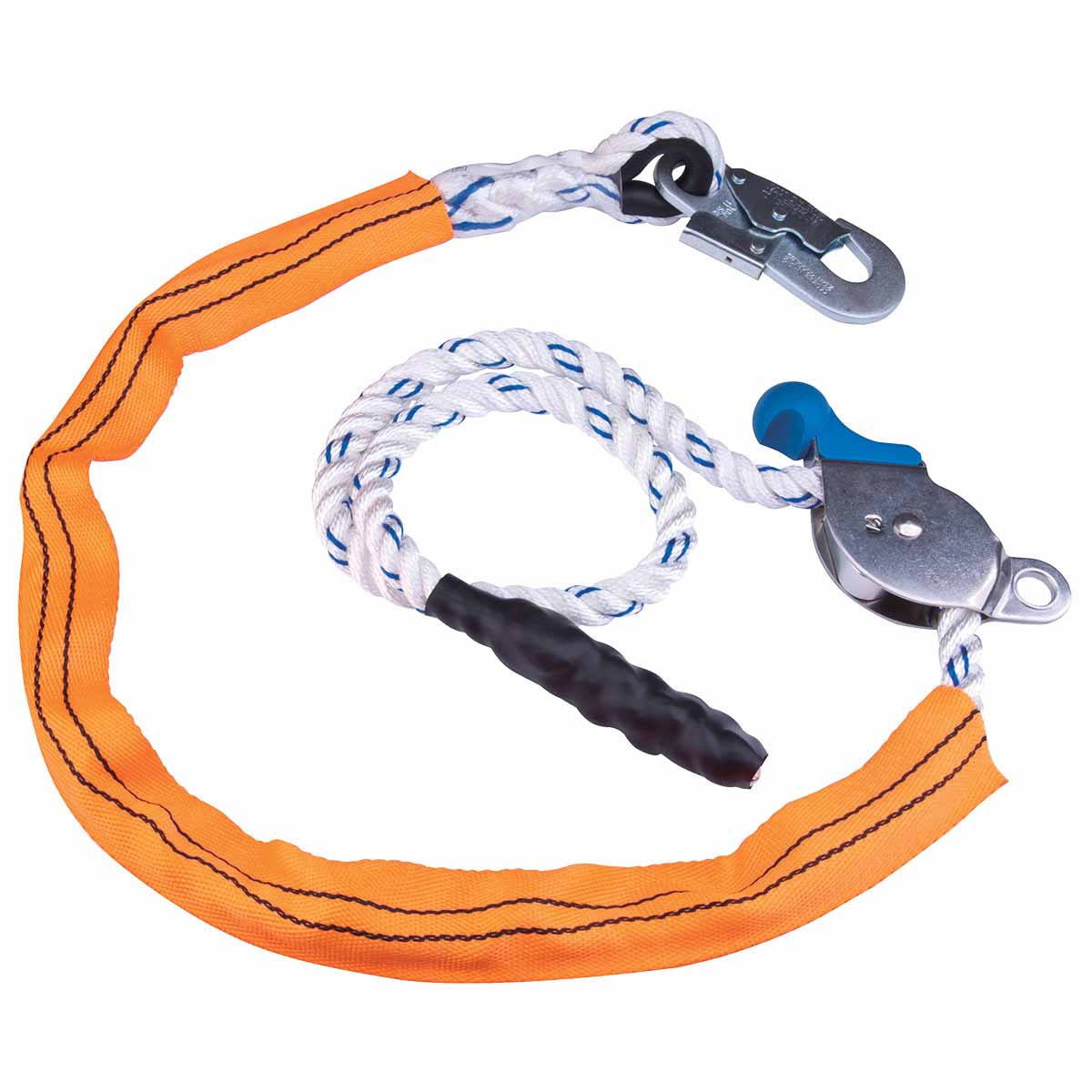 Longe de maintien réglable tendeur + crochet Lg 0,20-2m Evolution