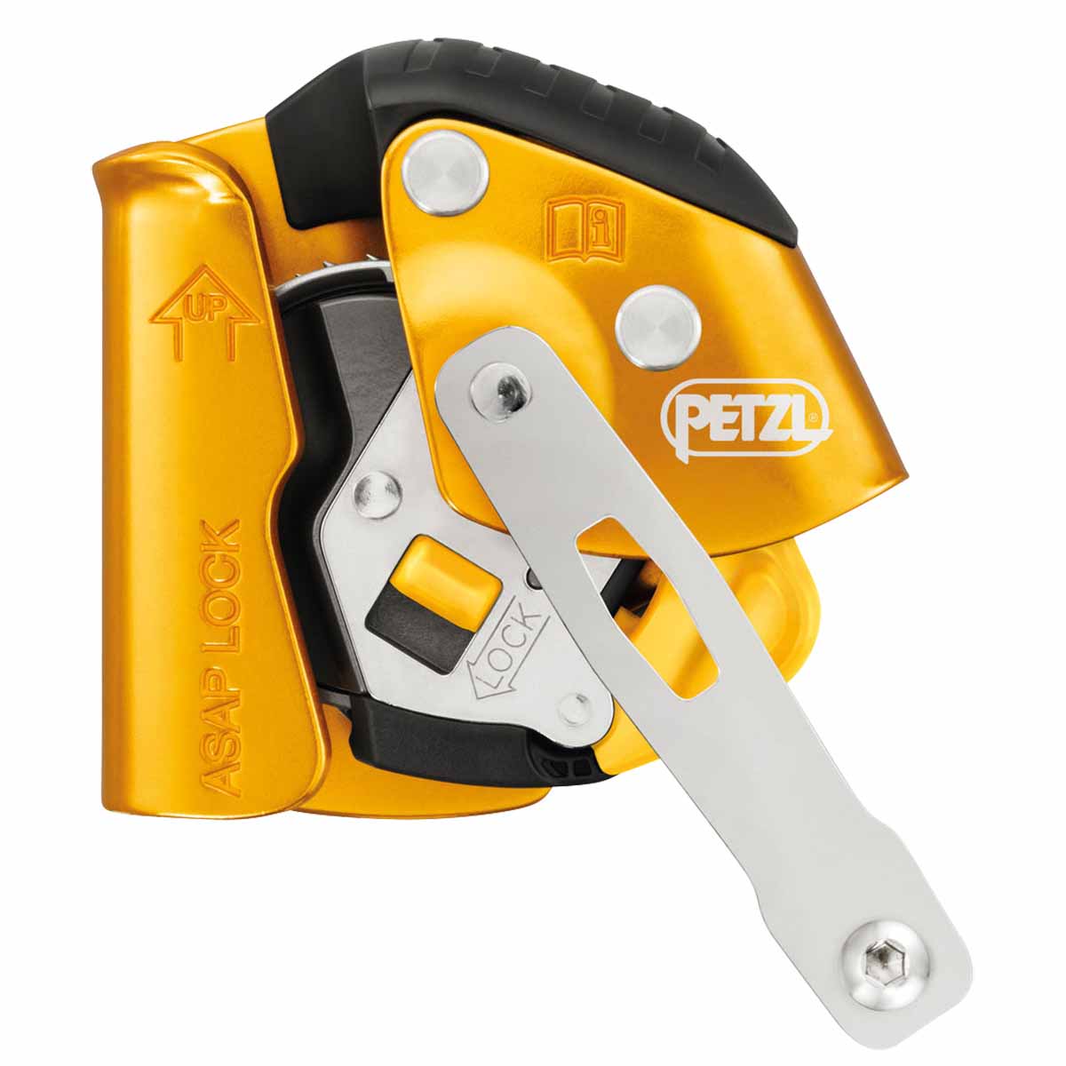 Antichute mobile sur corde AsapLock avec fonction de blocage PETZL