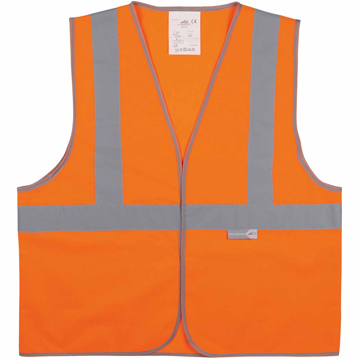 Gilet haute visibilité orange Classic Cl.2 T2S T.XXL