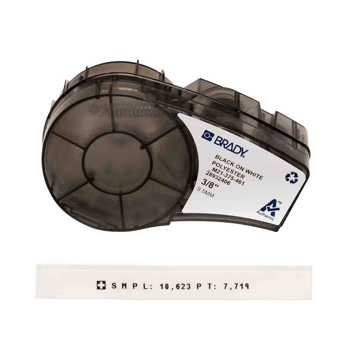 Ruban auto-protégé BRADY BMP21/M210/M211 B-461 - 9,53mm (6,40m) N/B