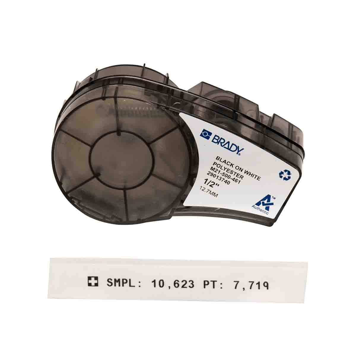 Ruban auto-protégé BRADY BMP21/M210/M211 B-461 - 12,70mm (6,40m) N/B