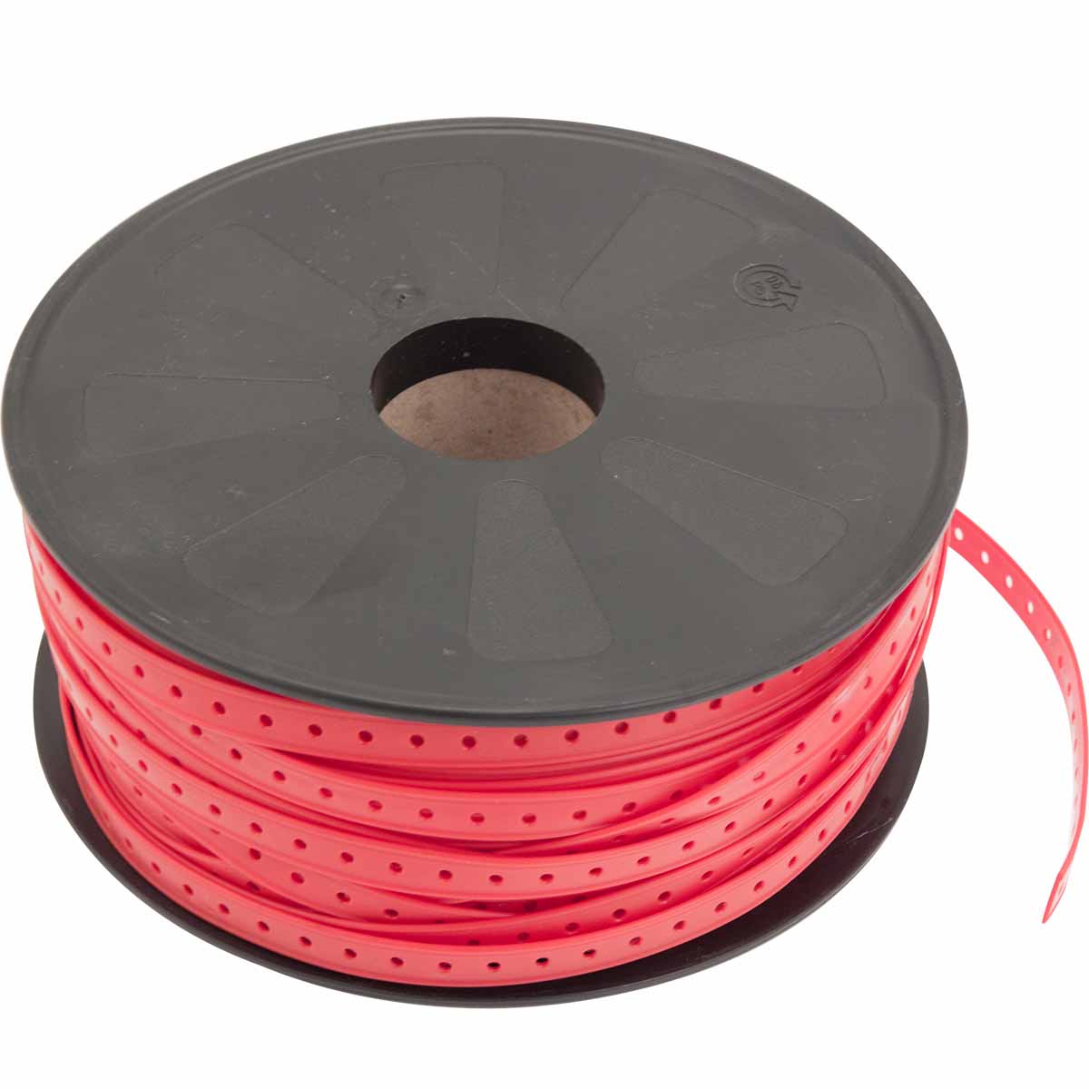 Bandeau de repérage PVC souple rouge 8mm _Rl 50m