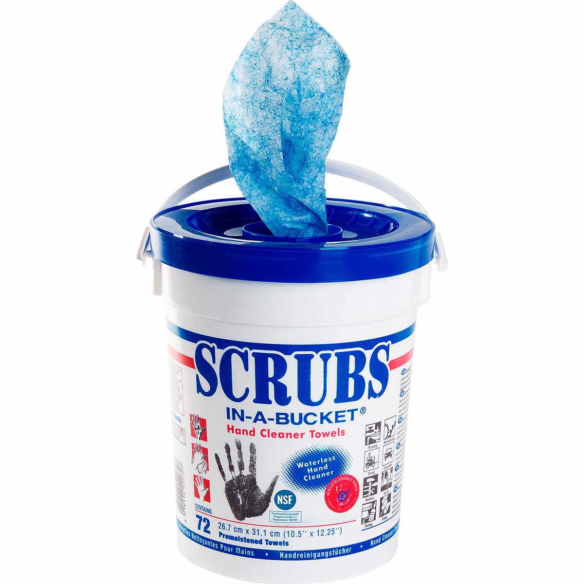 Lingettes nettoyantes SCRUBS /Qté 72