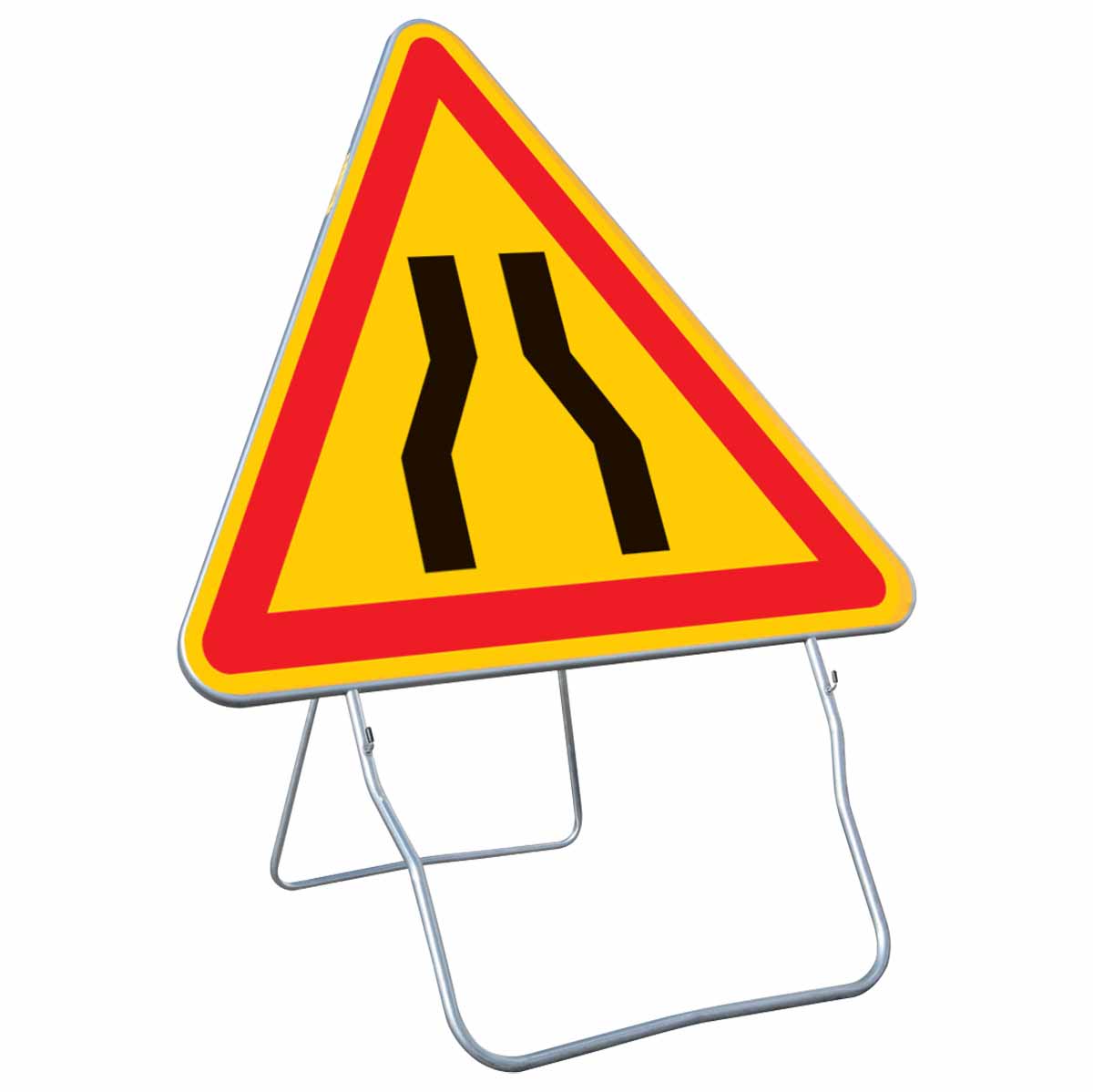 Panneau temp AK3 700 Cl.2 ''Chaussée rétrécie'' + PL