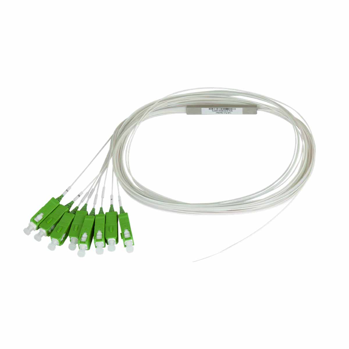 Coupleur PLC 1x8_60x7x4mm _900µm_1,5m_G.657A2 SC/APC-SC/APC