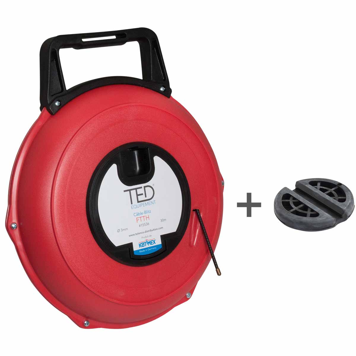 Aiguille de tirage câbleblitz spéciale FTTH + poignée de tirage