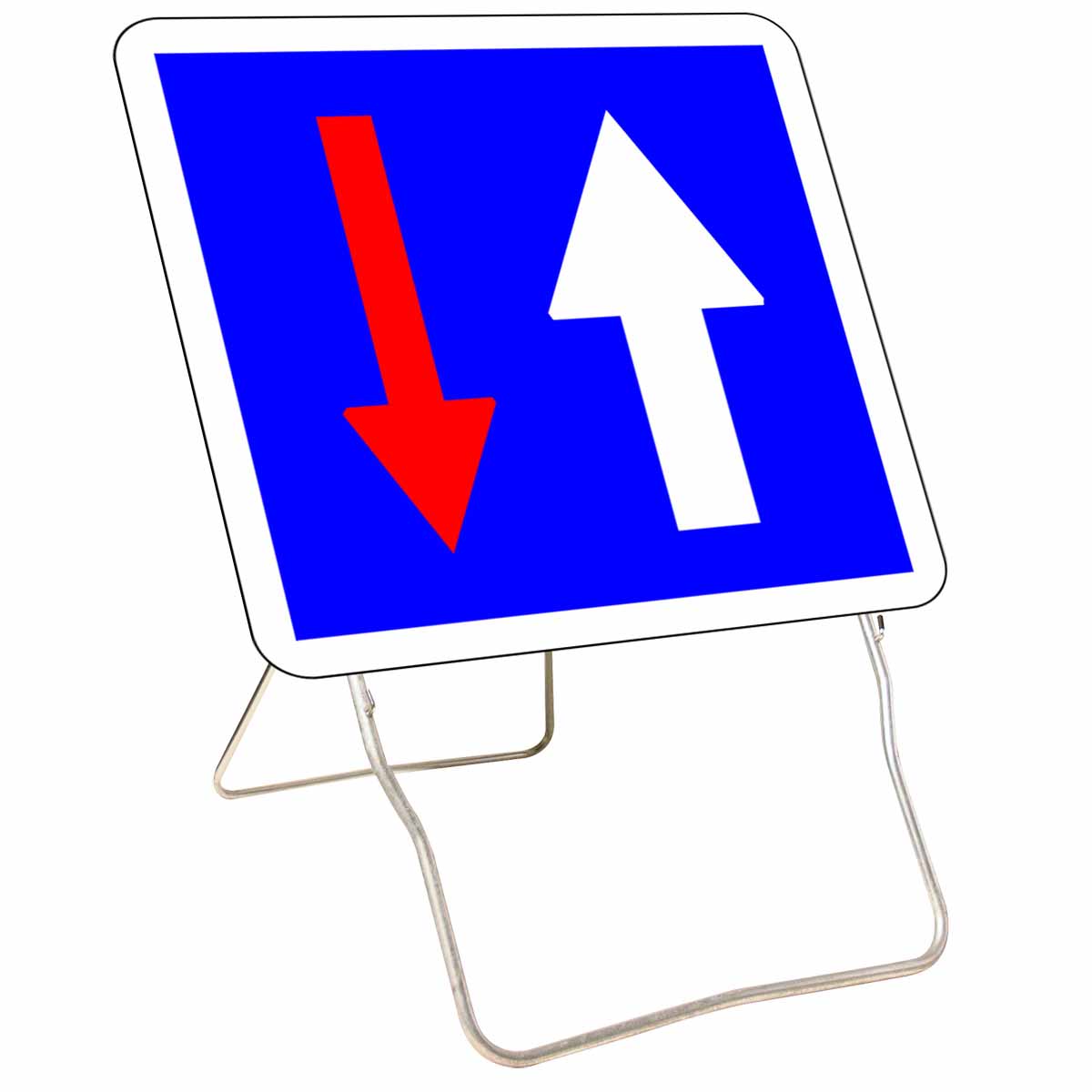 Panneau temp CK18 700 Cl.2 ''Priorité sens circulation'' + PL