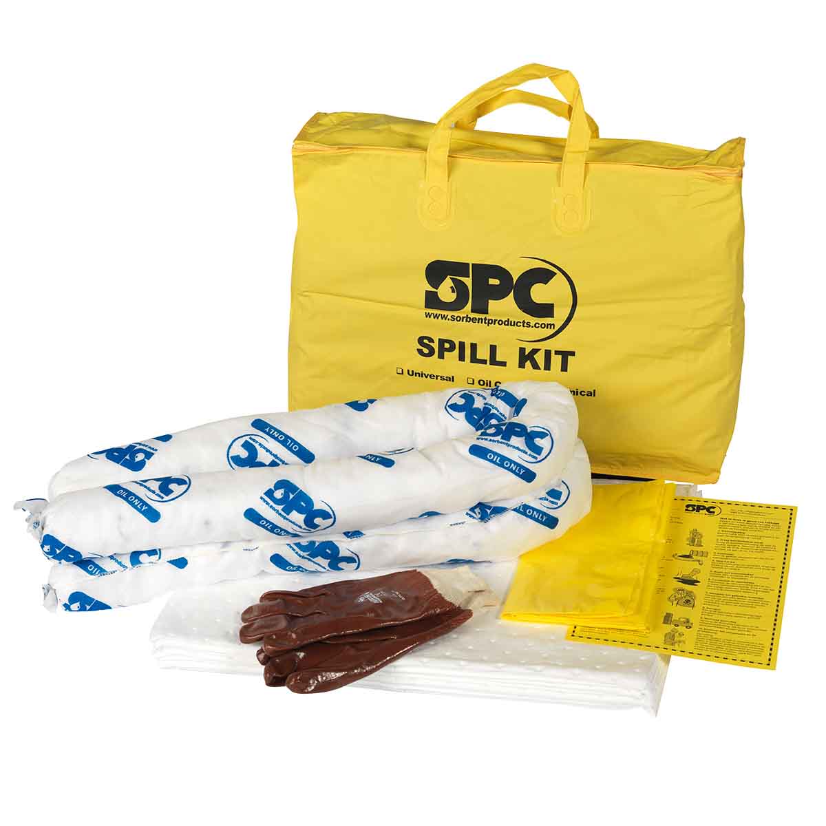 Kit anti-pollution économique pour huile 17L Brady