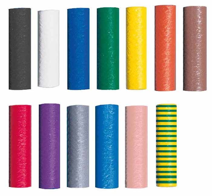 Manchon Helavia A1-FC jaune Lg 20mm /Qté 100