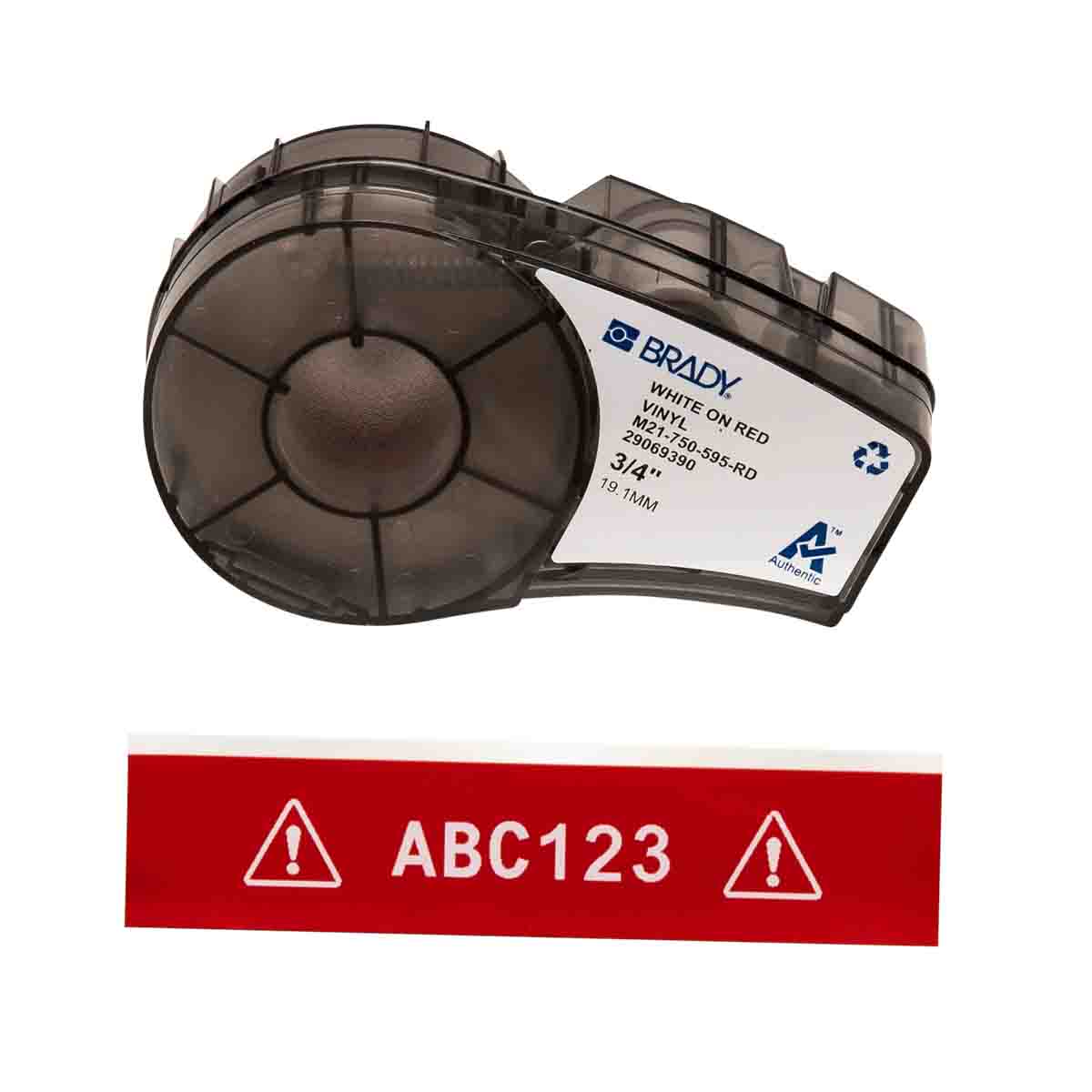 Etiquette BRADY BMP21/M210/M211 B-595 - 19,05mm (6,40m) B/R