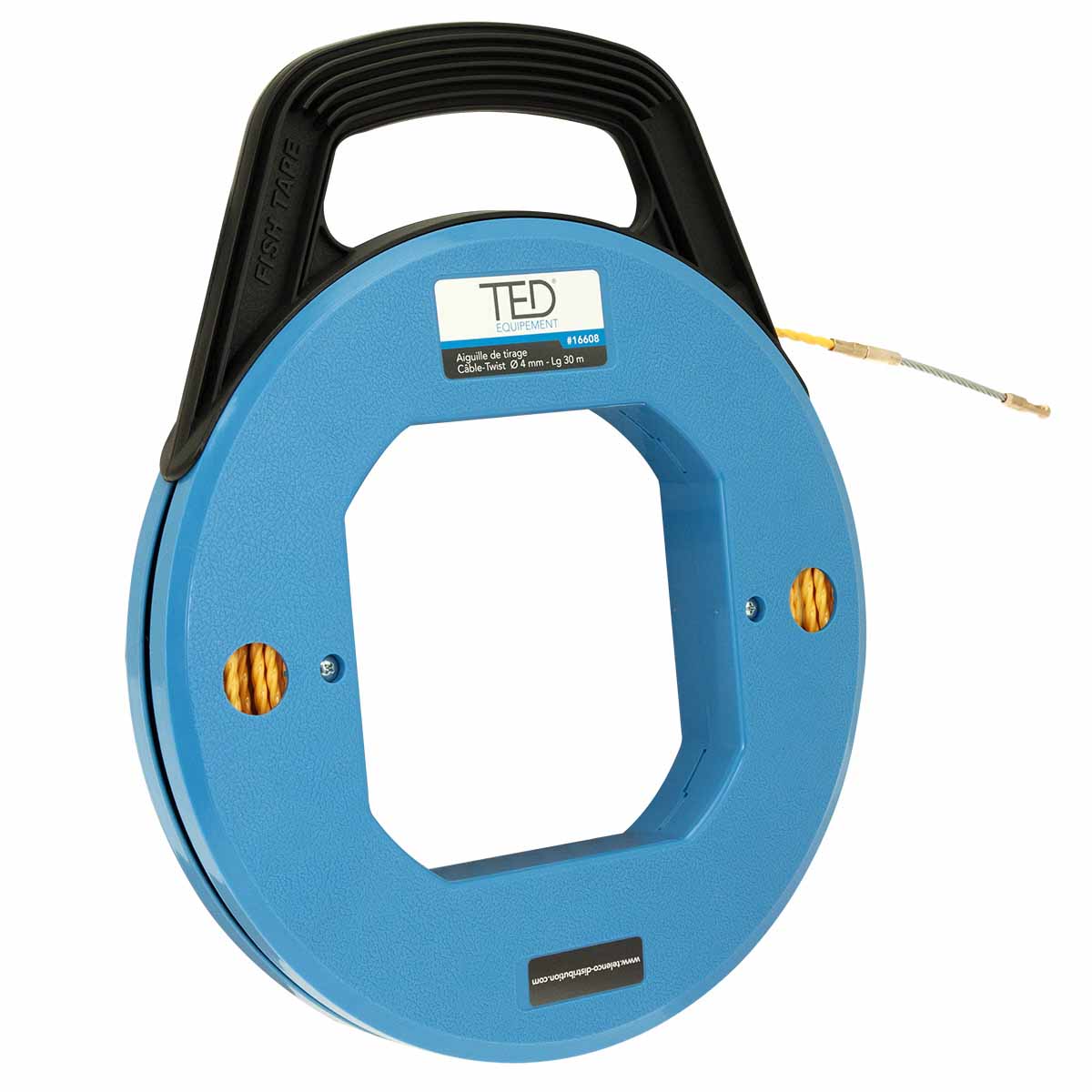 Aiguille de tirage câbletwist TED Ø4 mm Lg 30m