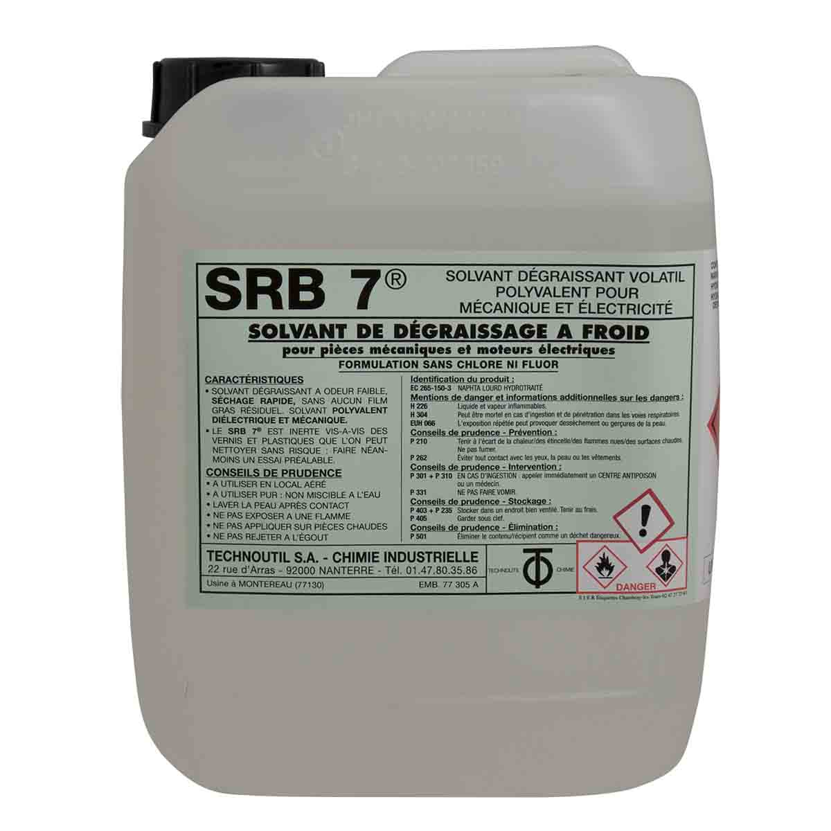 Solvant ''mécanique et électricité'' SRB7 _Bidon 5L