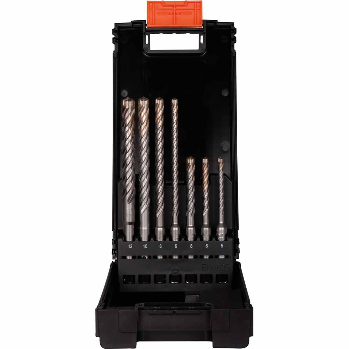 Coffret de 7 forets béton SDS Ø5-12mm