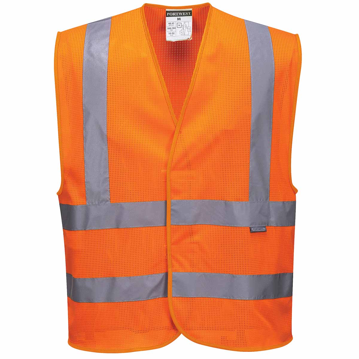 Gilet haute visibilité ultra respirant orange Cl.2 T.S/M