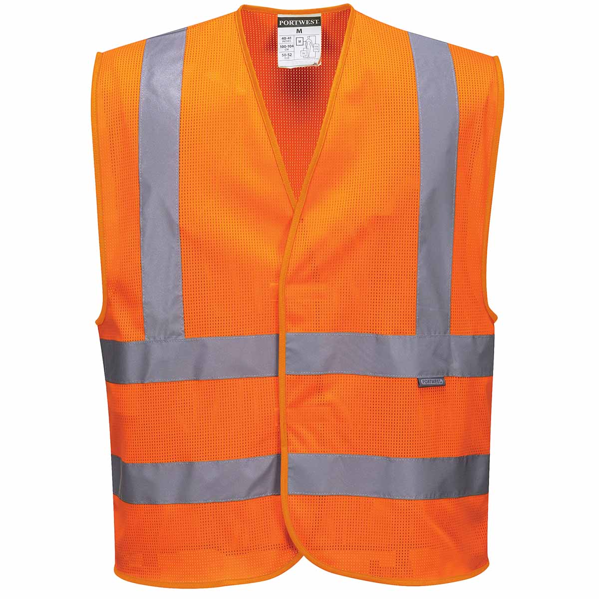 Gilet haute visibilité ultra respirant orange Cl.2 T.L/XL