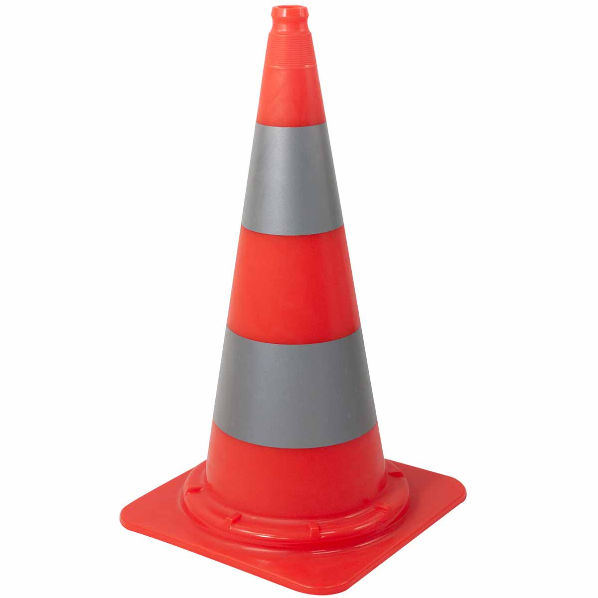 Balise de signalisation lestée bandes rétro-réfléchi. Cl.2 ht 0,75m