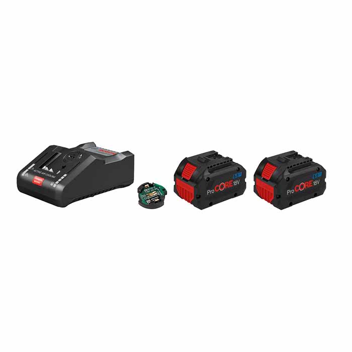 Kit 2 Batteries BOSCH 18V Procore 8Ah + chargeur rapide