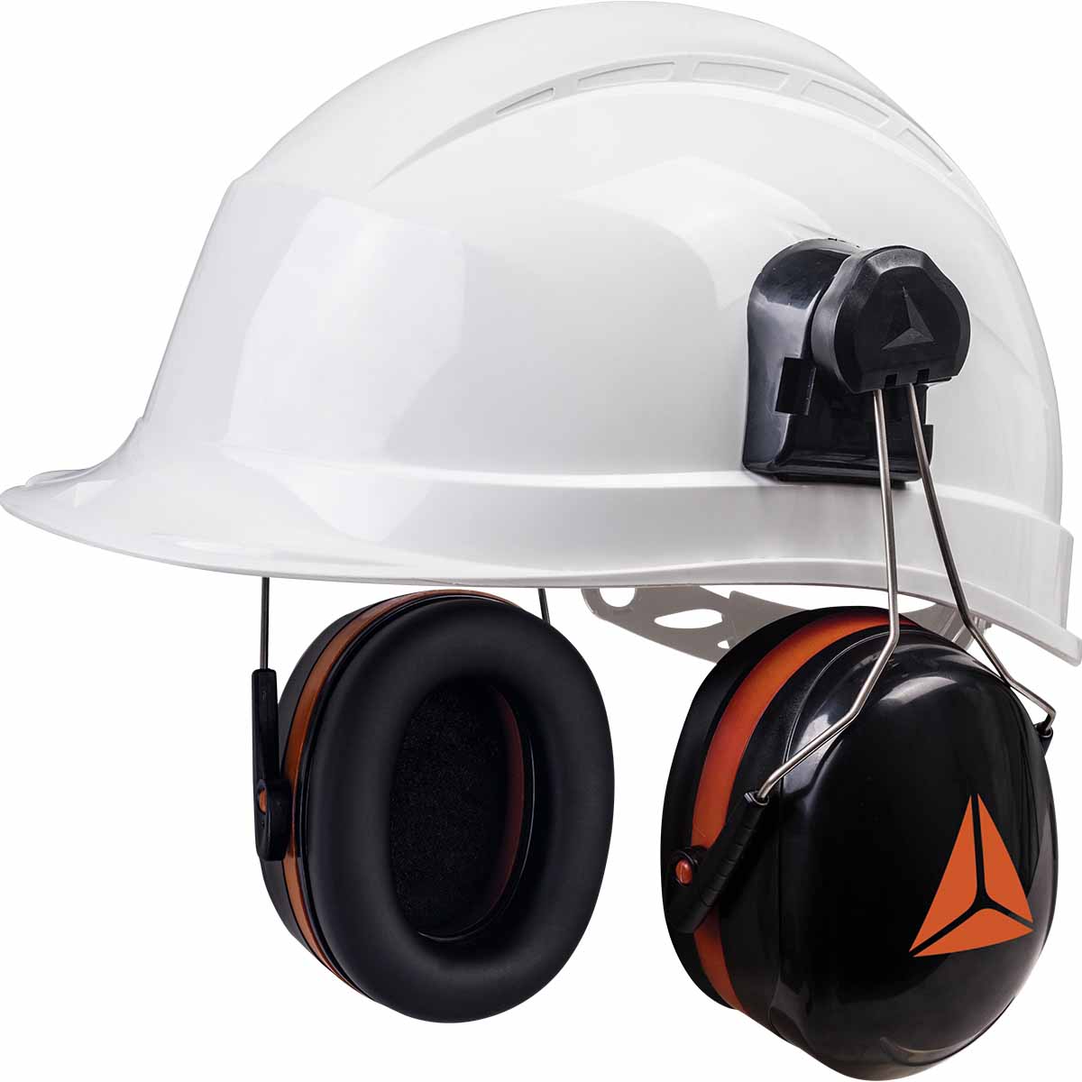 Coquilles antibruit pr casque chantier noires SNR 30 dB