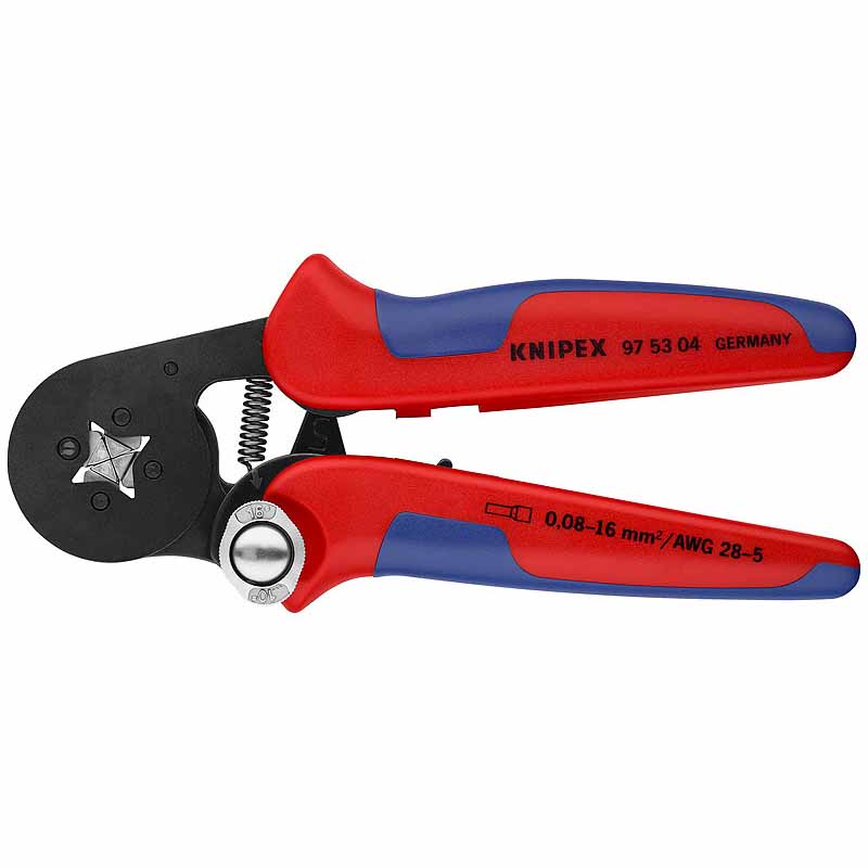 Pince à sertir auto-ajustable KNIPEX pour cosses 0,08-16mm²
