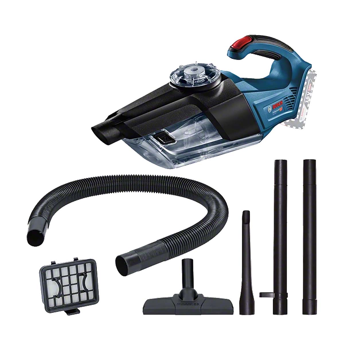 Aspirateur BOSCH 18V-1 sans batterie + accessoires