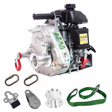 Kit télécoms tirage souterrain - treuil 1000kg Cabestan