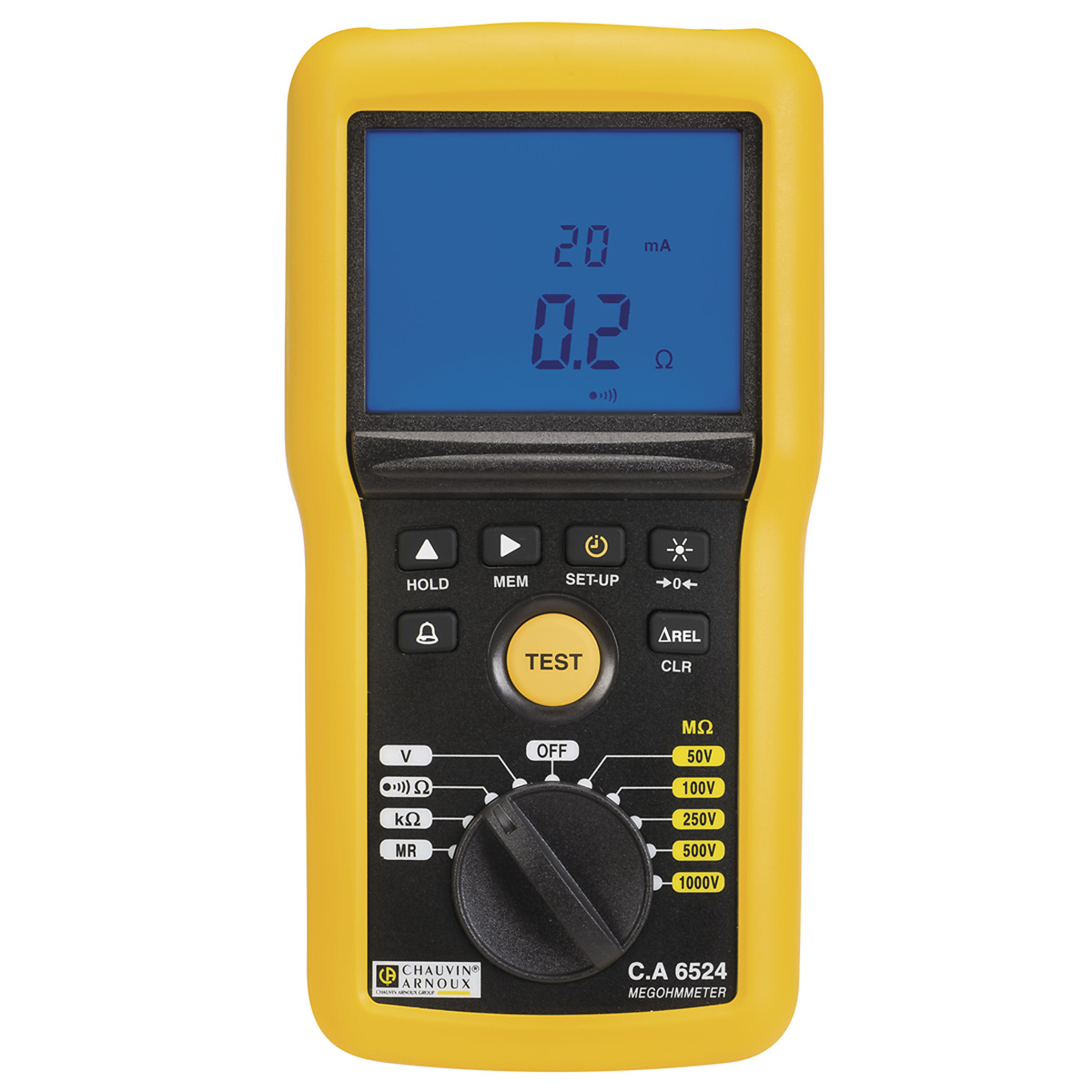 Megohmmetre multimètre C.A 6524