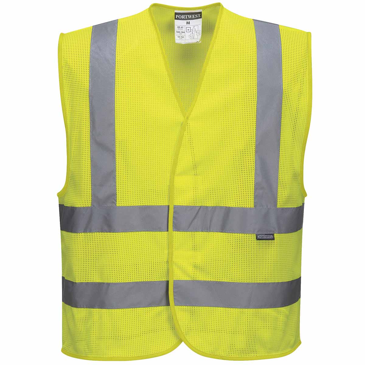 Gilet haute visibilité ultra respirant jaune Cl.2 T.S/M