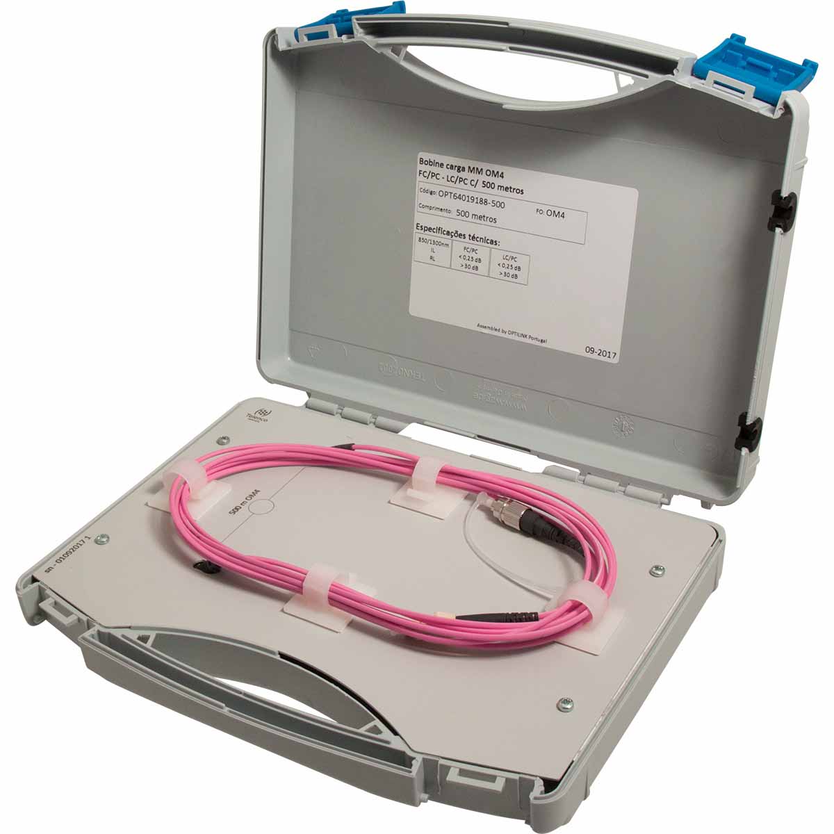 Valise fibre amorce multimode OM4 SC/UPC - SC/UPC Lg 150m