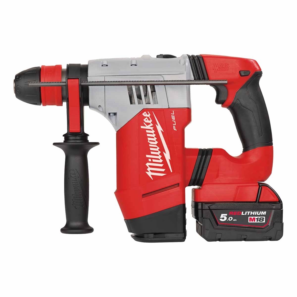 Perforateur MILWAUKEE FUEL 18V 4j 2 batt 5Ah