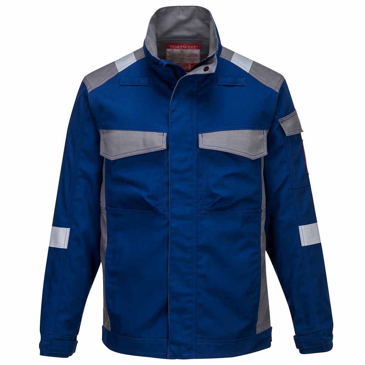 Veste résistante à la flamme 340g/m² bleu royal T.XL