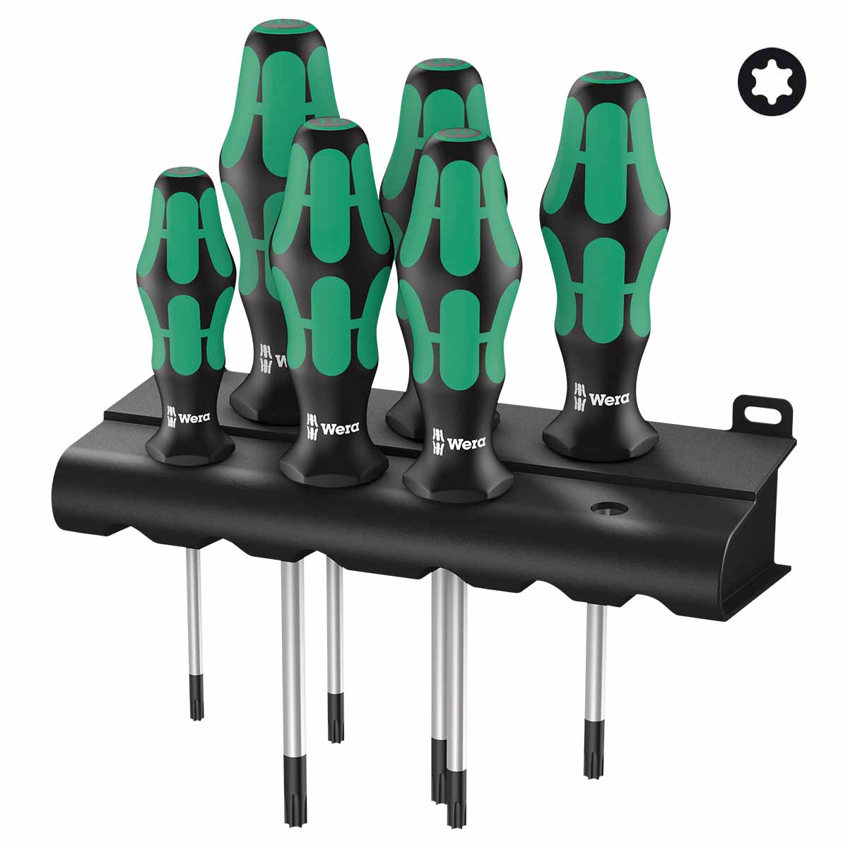 Jeu de 6 tournevis WERA Torx T10 à T40