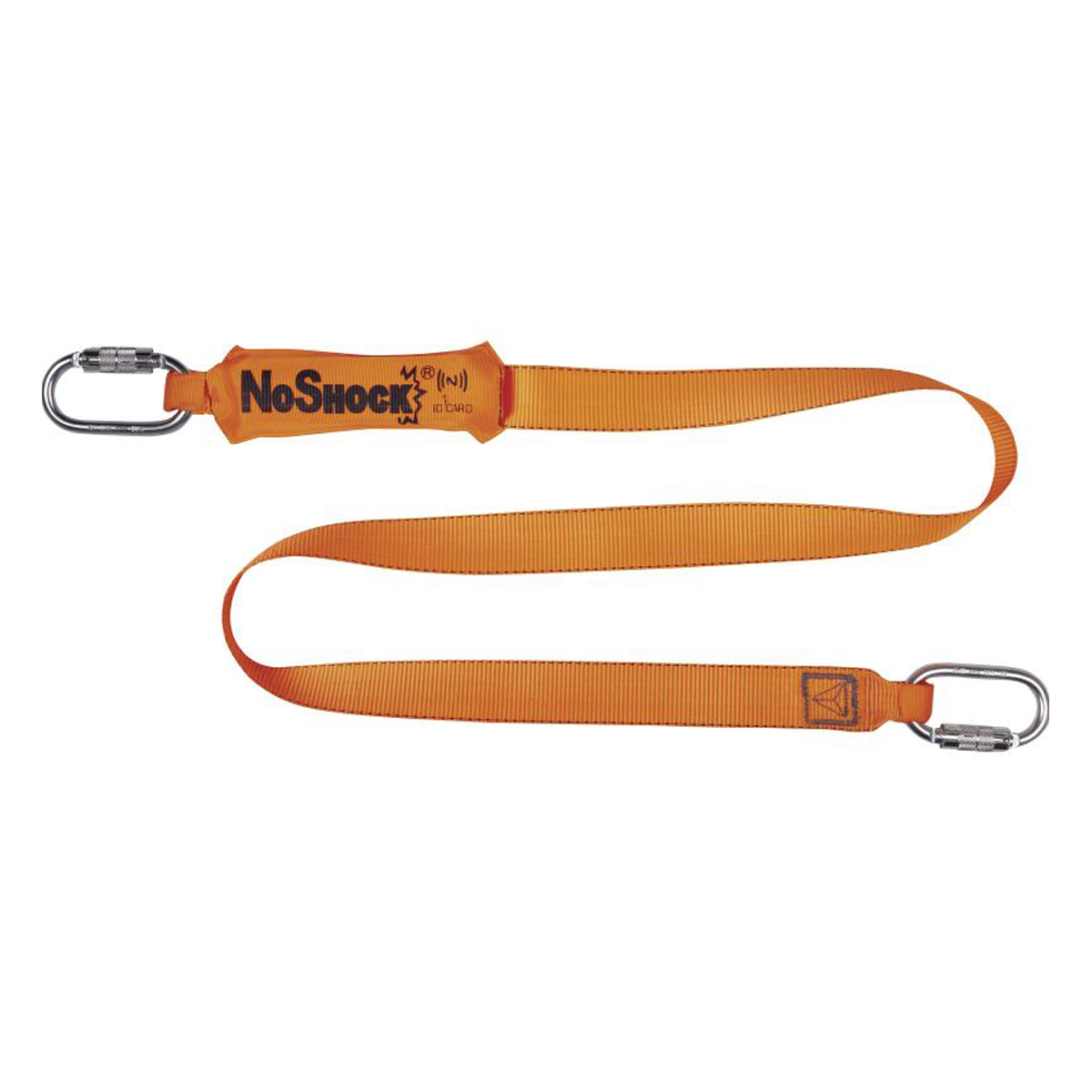 Longe sangle avec absorbeur d'énergie 2m + 2 mousquetons