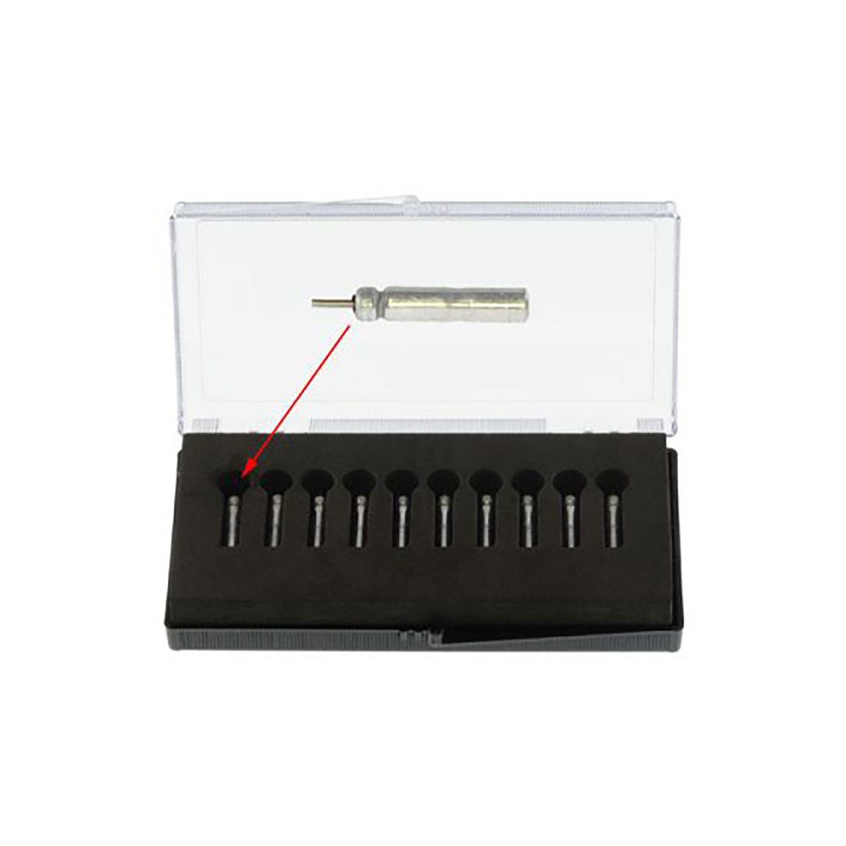 Piles de rechange pour microsonde v6 Bakélite 84mm type BR425 /Qté 10