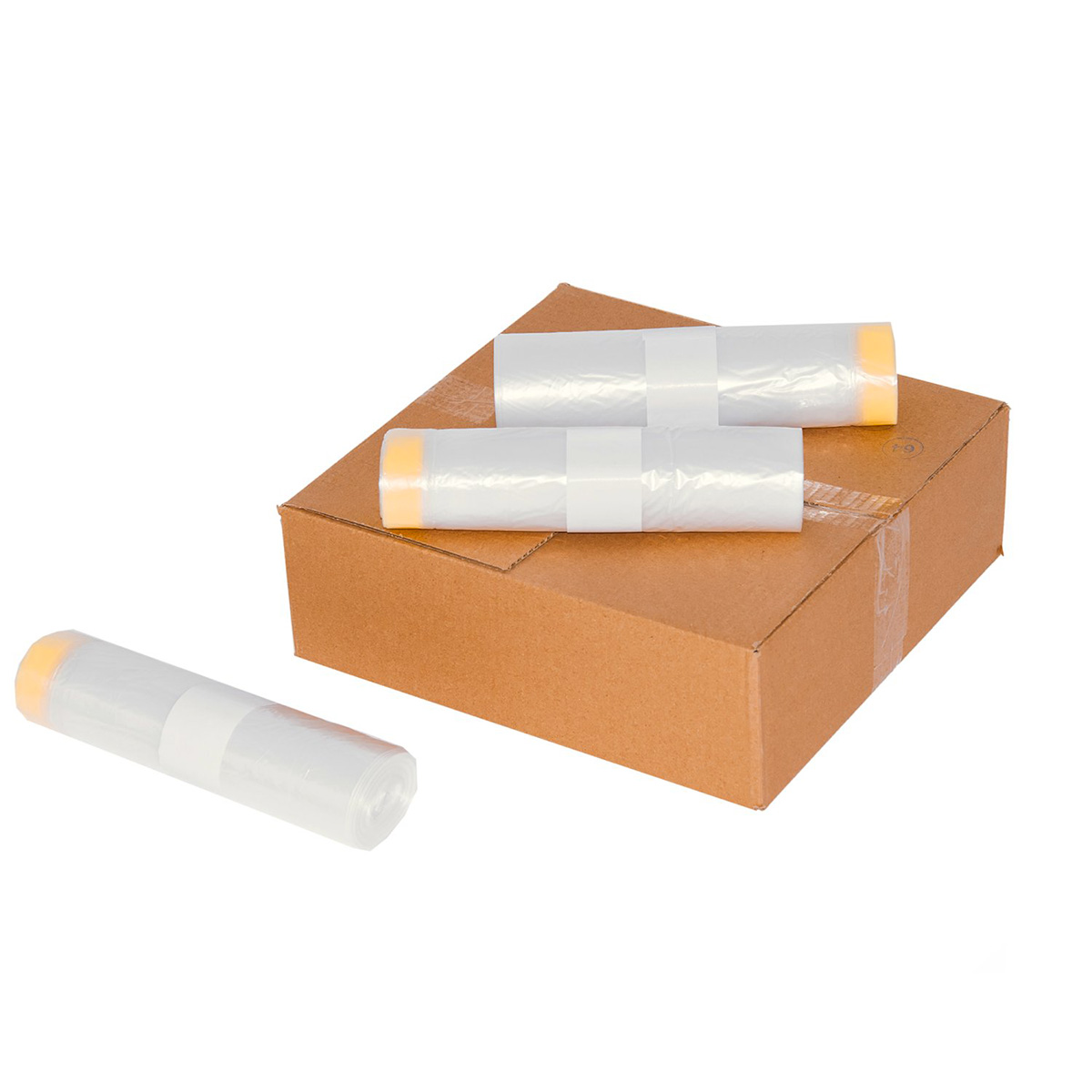 Sac poubelle perforé 110L transparent ep.25µm /Qté 200